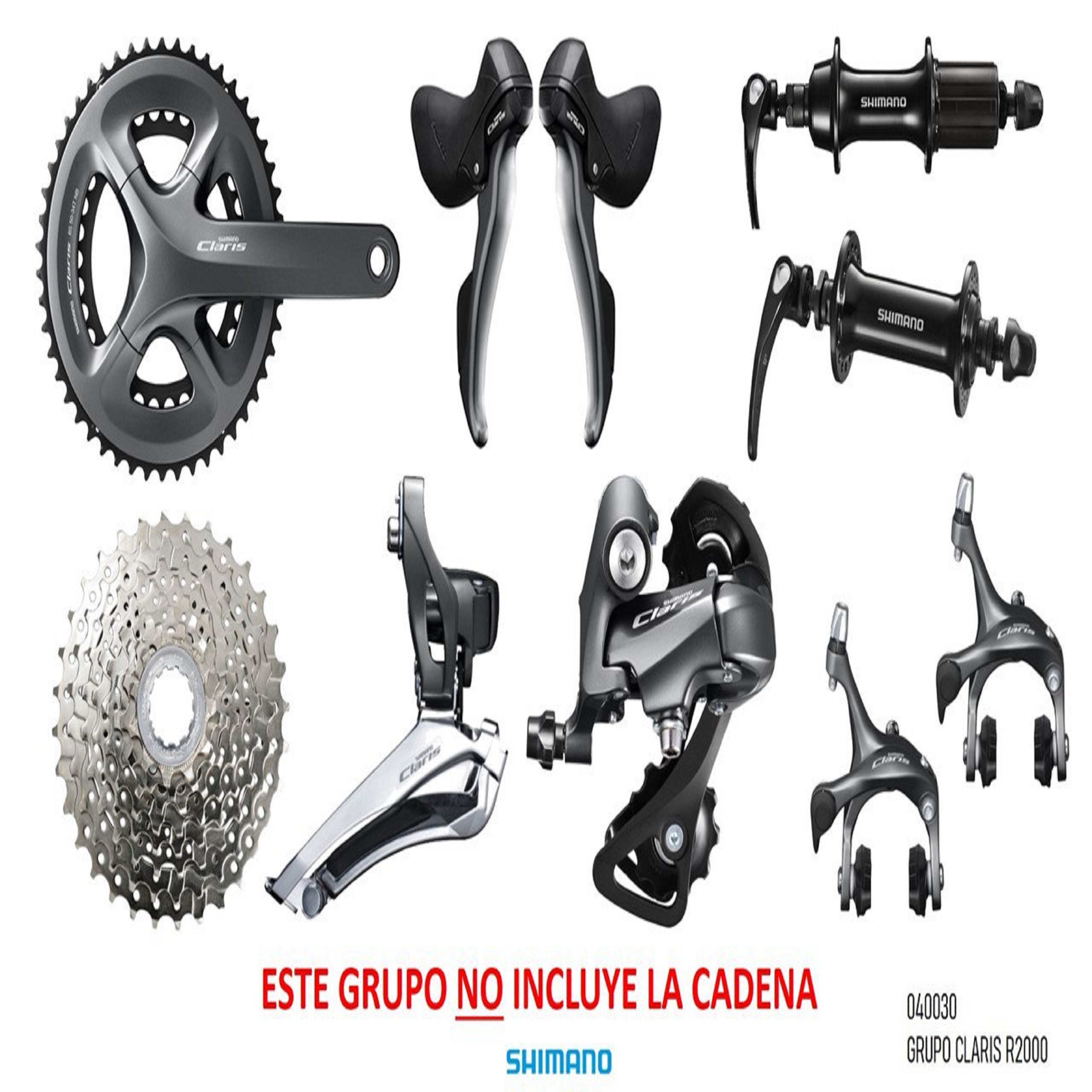 GRUPO CLARIS R2000 50-34T 11-32T 8 VELOCIDADES